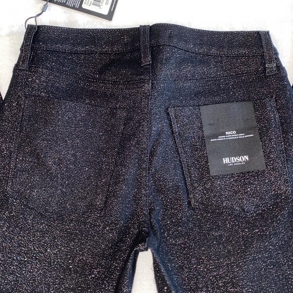 🖤Hudson Jeans🖤
Nico Mid-Rise Skinny Ankle Glitter Black Jeans - Picture 8 of 16